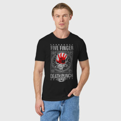 Мужская футболка хлопок Five Finger Death Punch - фото 2
