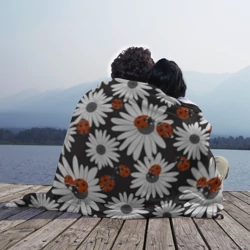 Плед 3D Божьи коровки на ромашках - фото 2