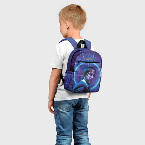 Детский рюкзак 3D с принтом Джон Уик 3, фото на моделе #1