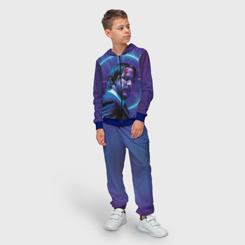 Детский костюм 3D Джон Уик 3, цвет синий - фото 3