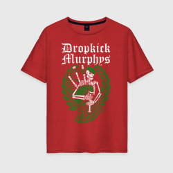 Женская футболка хлопок Oversize Dropkick Murphys