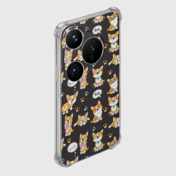 Чехол для Huawei Pura 70 Pro Милые пёсики - корги - фото 2