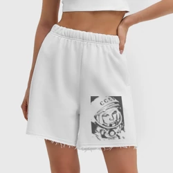 Женские шорты oversize футер хлопок Гагарин - фото 2