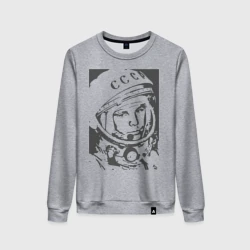 Женский свитшот хлопок Гагарин