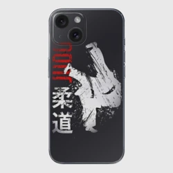 Чехол для iPhone 15 силиконовый с защитой камеры Judo