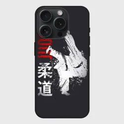 Чехол силиконовый для Apple iPhone 15 Pro матовый Judo