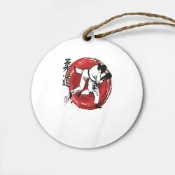 Деревянная игрушка круг Judo