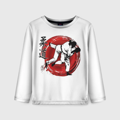 Детский лонгслив 3D Judo