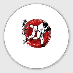 Круглый коврик для мышки Judo