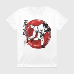 Женская футболка 3D Judo
