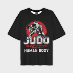 Мужская футболка oversize 3D Judo