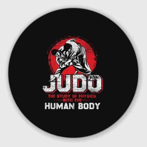 Круглый коврик для мышки Judo