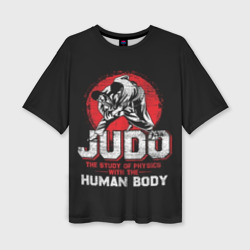 Женская футболка oversize 3D Judo