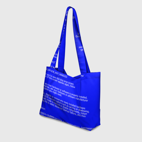 Пляжная сумка 3D Синий экран смерти - фото 3