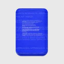 Картхолдер Magsafe магнитный Синий экран смерти