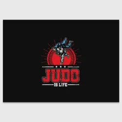 Поздравительная открытка Judo is life