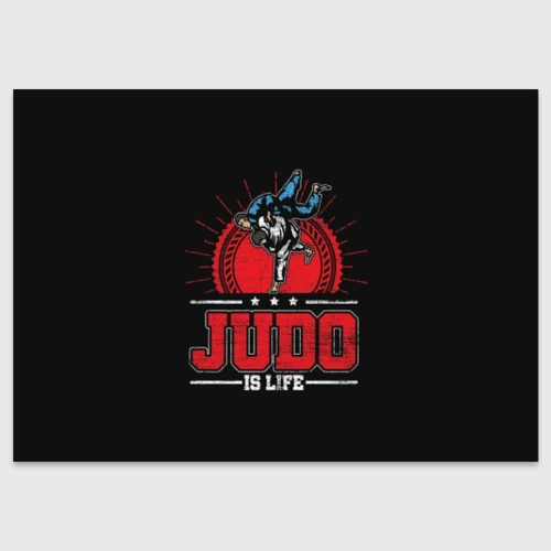 Поздравительная открытка Judo is life