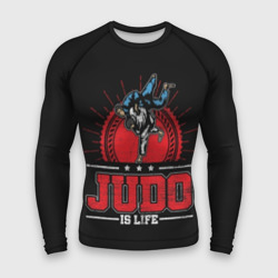 Мужской рашгард 3D Judo is life