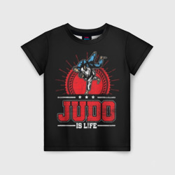 Футболка 3D Judo is life (Детская)