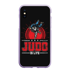 Чехол для iPhone XS Max матовый Judo is life