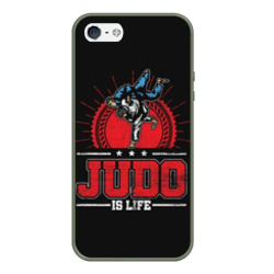 Чехол для iPhone 5/5S матовый Judo is life