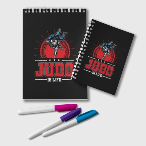 Блокнот Judo is life
