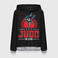 Женская толстовка 3D Judo is life