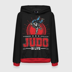 Женская толстовка 3D Judo is life