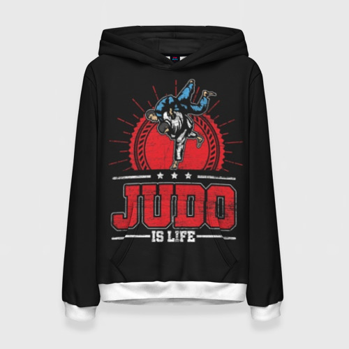 Женская толстовка 3D Judo is life, цвет 3D печать
