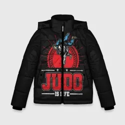 Зимняя куртка для мальчиков 3D Judo is life