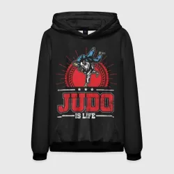 Мужская толстовка 3D Judo is life
