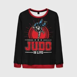 Мужской свитшот 3D Judo is life