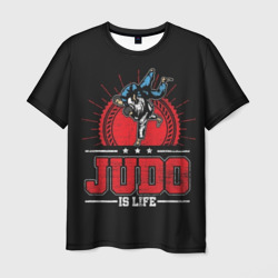 Мужская футболка 3D Judo is life