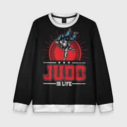 Детский свитшот 3D Judo is life