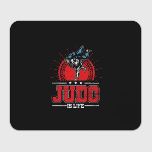 Прямоугольный коврик для мышки Judo is life