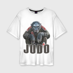 Женская футболка oversize 3D Judo