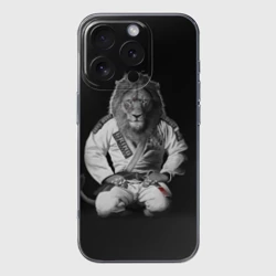 Чехол для iPhone 16 Pro Max силиконовый с защитой камеры Judo lion