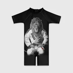 Детский купальный костюм 3D Judo lion