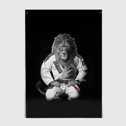 Постер Judo lion