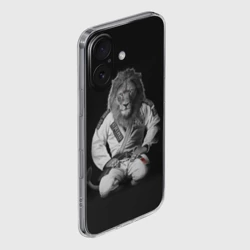 Чехол для iPhone 16 силиконовый с защитой камеры Judo lion - фото 2
