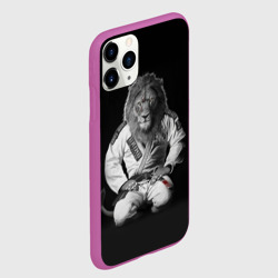 Чехол для iPhone 11 Pro матовый Judo lion - фото 2