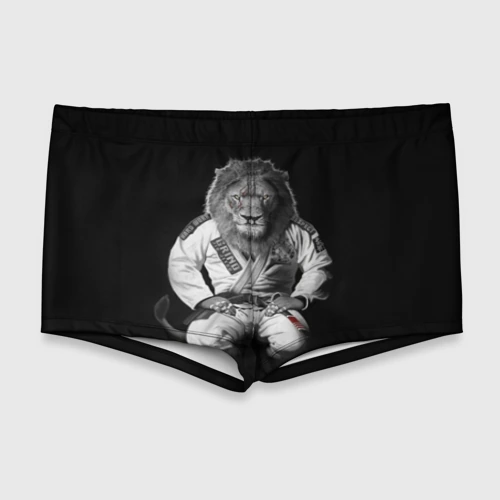 Мужские купальные плавки 3D Judo lion