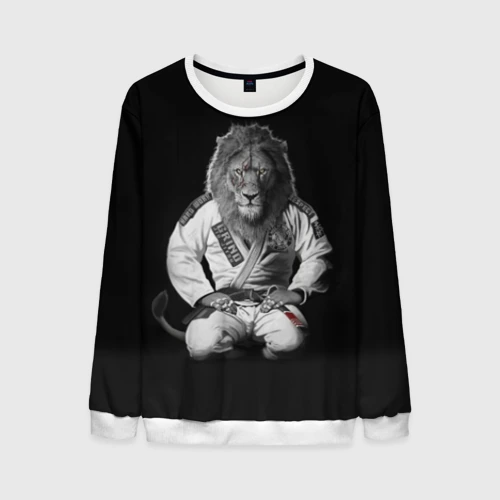 Мужской свитшот 3D Judo lion