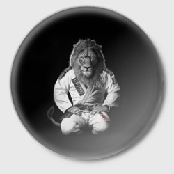 Значок Judo lion