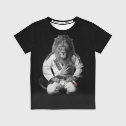 Детская футболка 3D Judo lion