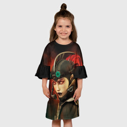 Детское платье 3D Девушка в стиле стимпанк - фото 2