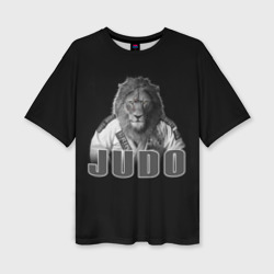 Женская футболка oversize 3D Judo