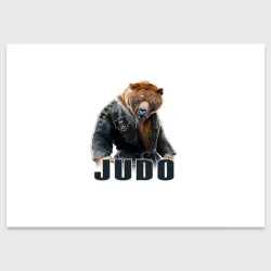 Поздравительная открытка Judo