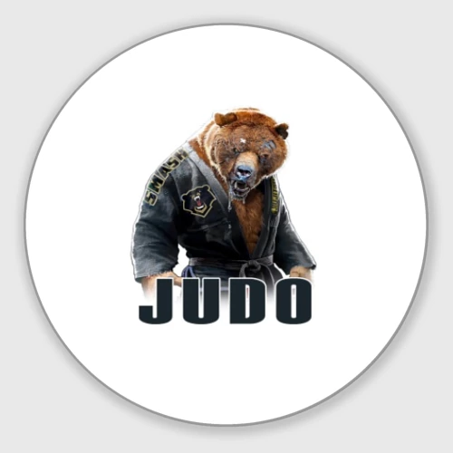 Круглый коврик для мышки Judo