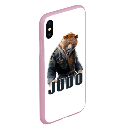 Чехол для iPhone XS Max матовый Judo, цвет розовый - фото 3